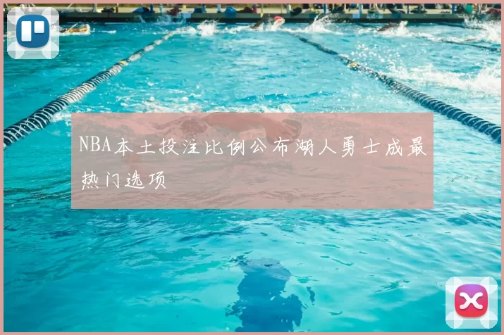 NBA本土投注比例公布湖人勇士成最热门选项