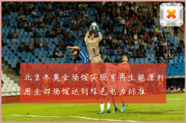 北京冬奥会场馆实现可再生能源利用全部场馆达到绿色电力标准
