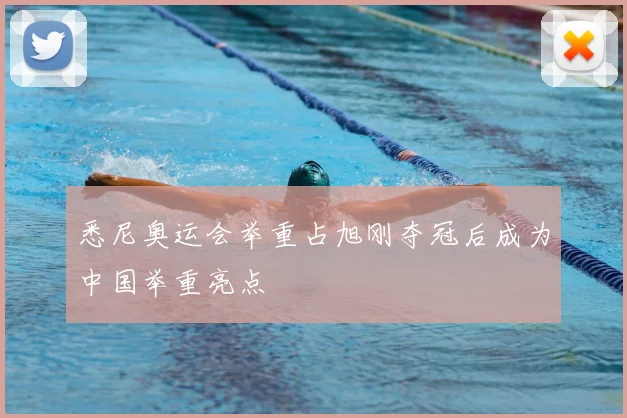悉尼奥运会举重占旭刚夺冠后成为中国举重亮点